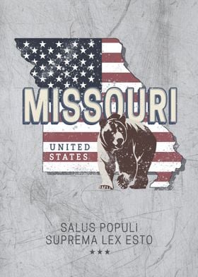 Missouri Map United States