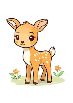 cute deer animal