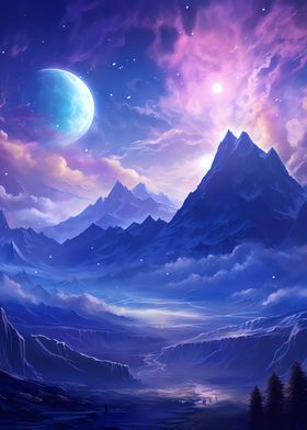 Fantasy Space Landscape 35