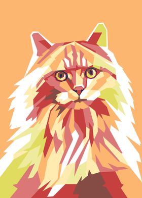 Cat Pop Art