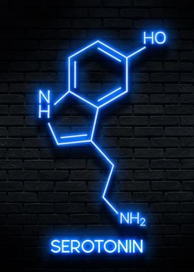 Serotonin Neon Chemical