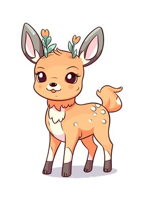 cute deer animal