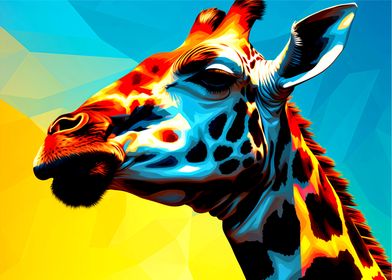 Colorful Giraffe