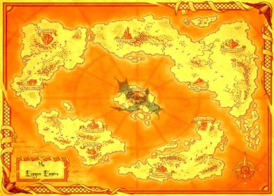 Empire of Eragon map art