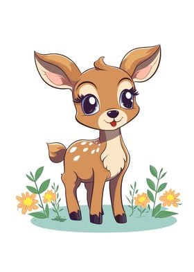 cute deer animal