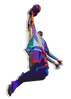 Basketball Pop Art 