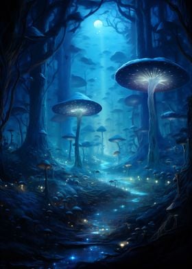 Gloomy Mushroom forest