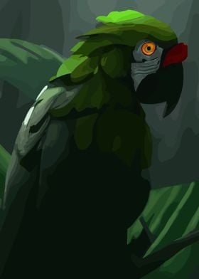 Green Jungle Bird