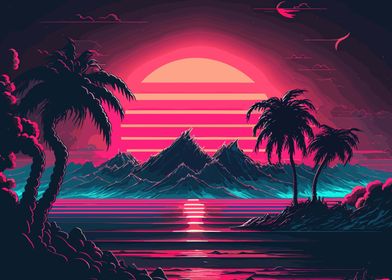 Sunset Beach Landscapes