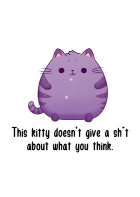 Big cat Funny Cat Quote 