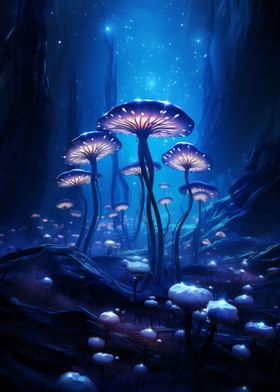 Gloomy Mushroom forest