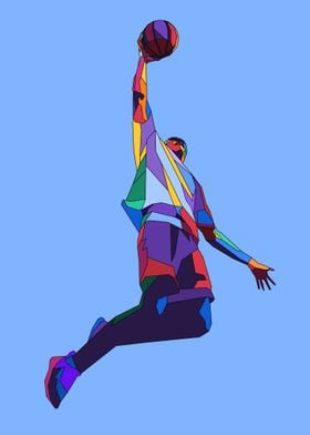 Basketball Pop Art 