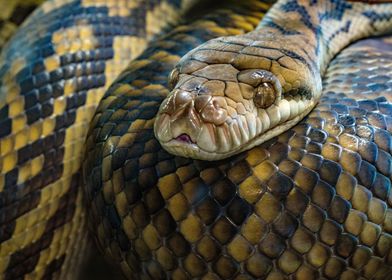 Amethystine Python