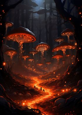 Gloomy Mushroom forest