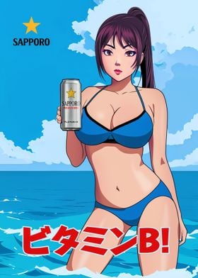 Sapporo Vitamin B Beer 