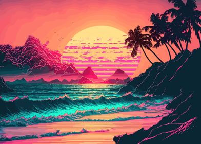 Sunset Beach Landscapes