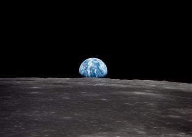 earth seen from the moon