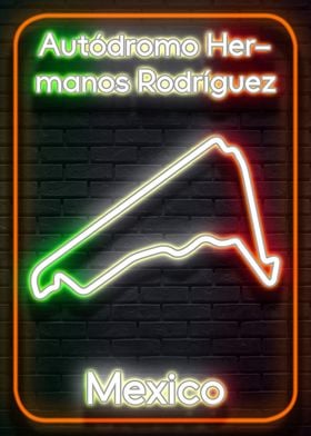 Mexico Neon Track Racing