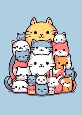 Cats Kawaii Animals