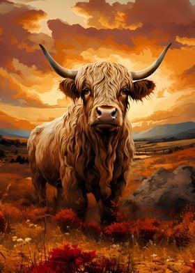 Highland Cow Majesty
