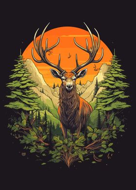 deer realistic art style