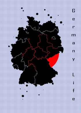 Germany map fan art