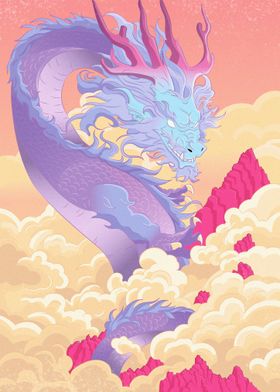 Japanese Dragon Clouds