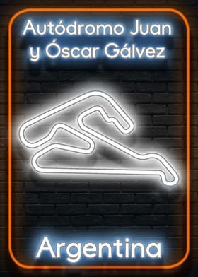 Argentina Neon Track Race