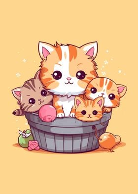 Cats Kawaii Animals