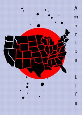 America map fan art