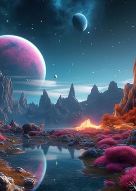 Planet Paradise Landscape