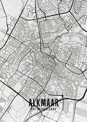 NL Alkmaar City Map