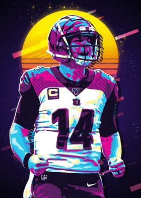 Andy Dalton Retro Poster