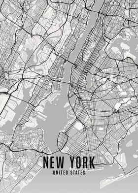 US New York City Map