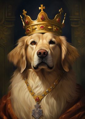Beagle dog King Style