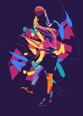 Basketball Pop Art