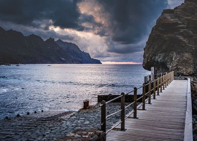 Tenerife Sunset Coast View