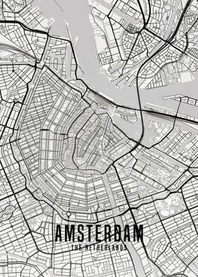 NL Amsterdam City Map