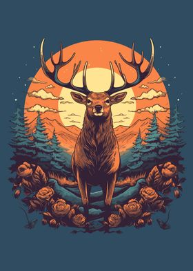 deer realistic art style