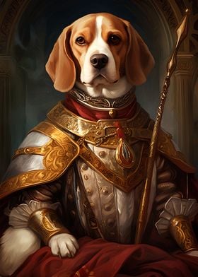Beagle dog king