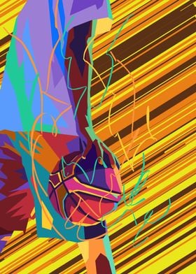 Basketball pop art