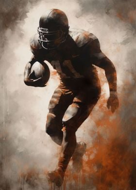 American football Player