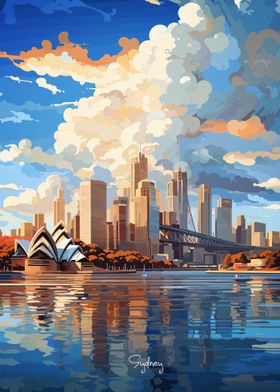 SYDNEY Oil Painting