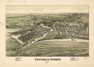 Ashtabula Harbor OH 1896