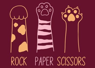 Rock Paper Scissors Cat