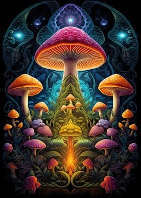 Mushroom Magic on Metal