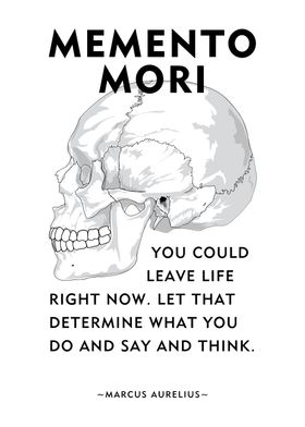 Memento Mori Stoic Quote