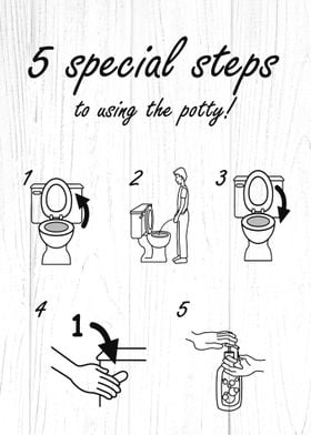 5 Special Steps Toilet