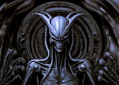 An alienhuman hybrid