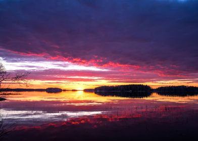 Kallavesi lake Finland Art